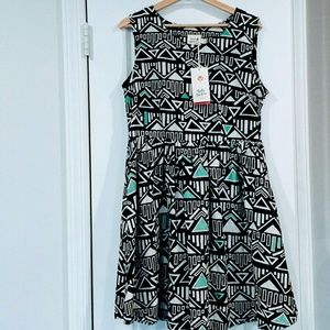 Modcloth Mata Traders Electric Love cotton dress
